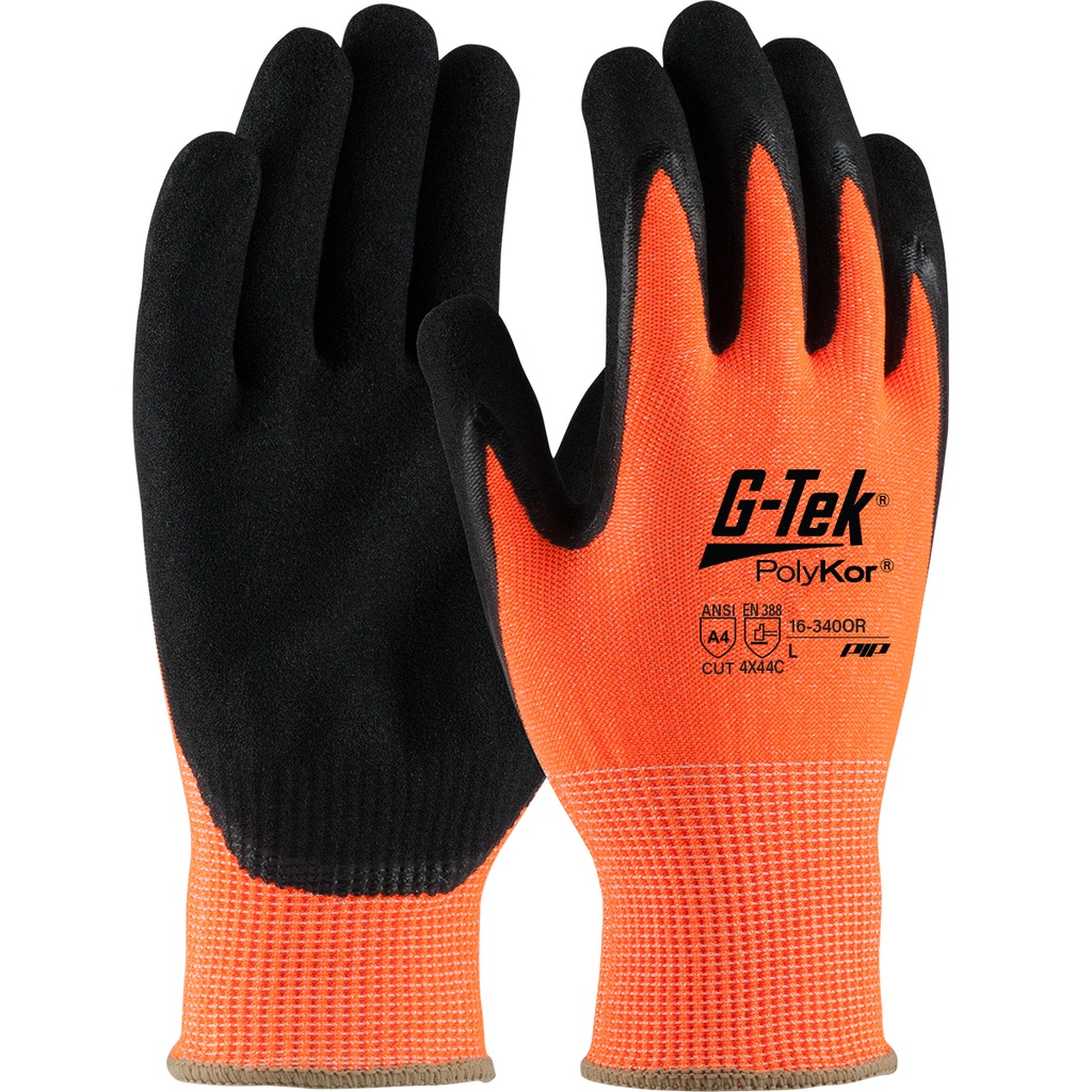 16-340OR Gants G-Tek Polykor - (par 12)