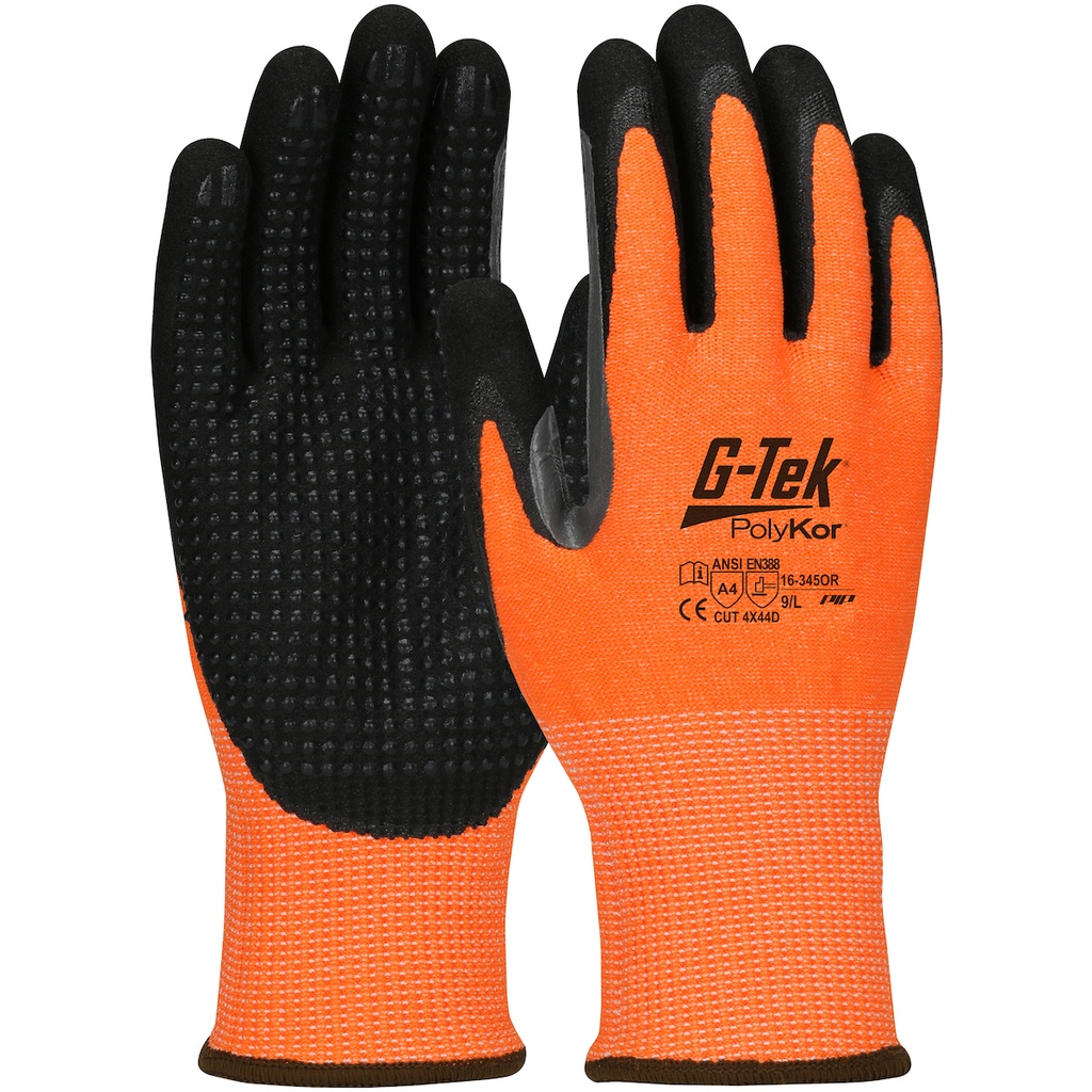 16-345 G-Tek Polykor handschoenen - (per 12)