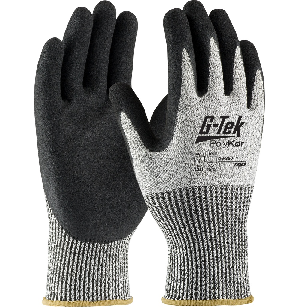 16-350 G-Tek Polykor handschoenen - (per 12)