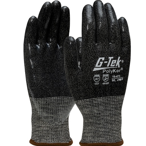 16-473 Gants G-Tek Silicone Grip - (par 6)